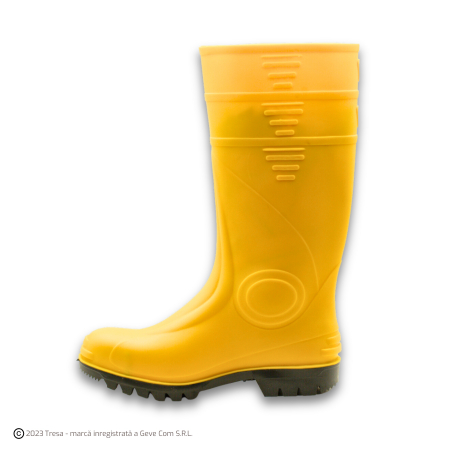 NEW DYABLO S5, Cizme de protecție impermeabile din PVC, bombeu metalic, lamelă antiperforație, talpă SR [2]