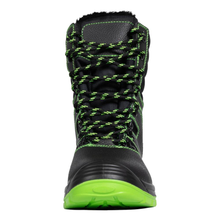 NEW JILIN S3 SR FO CI, Bocanci de protecție din piele naturală hidrofobizată, bombeu și lamelă metalică, căptușeală blană ecologică, talpă PU/PU antiderapantă. [3]