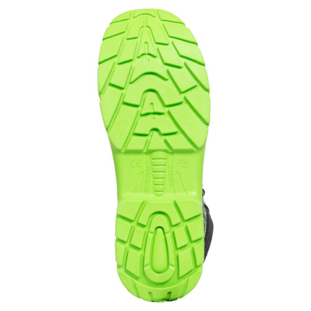 NEW JILIN S3 SR FO CI, Bocanci de protecție din piele naturală hidrofobizată, bombeu și lamelă metalică, căptușeală blană ecologică, talpă PU/PU antiderapantă. [2]