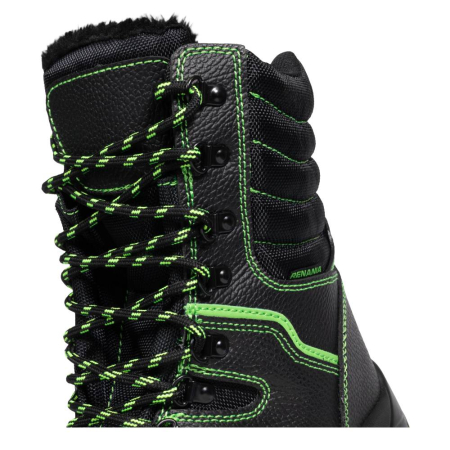 NEW JILIN S3 SR FO CI, Bocanci de protecție din piele naturală hidrofobizată, bombeu și lamelă metalică, căptușeală blană ecologică, talpă PU/PU antiderapantă. [5]