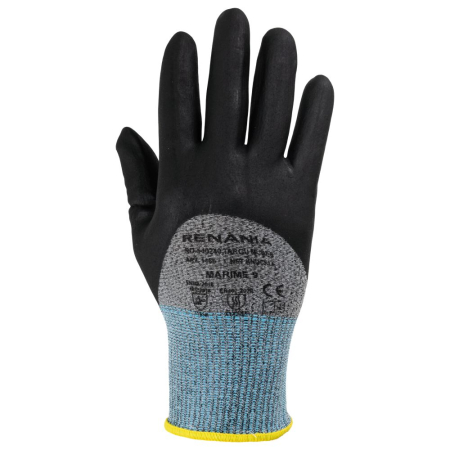 Mănuși de protecție - NEW NFT KNUCKLE, Mănuși de protecție din nailon, imersate 3/4 în nitril