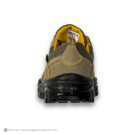 NEW NILO S1P, Pantofi de protecție din piele velur, bombeu metalic, lamela antiperforație, talpă SRC [4]