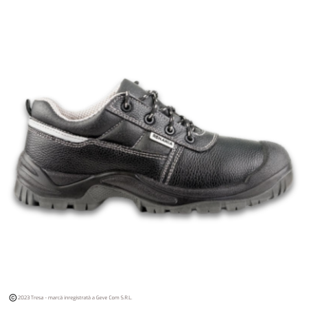 Pantofi - NEW WORKTEC S2, Pantofi de protecție din piele de bovină, bombeu metalic, fețe hidrofobizate, talpa SRC