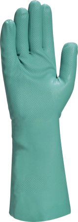 NITREX VE802, Mănuși de protecție chimică din nitril texturat, lungime 33 cm, grosime 0,38 mm [1]