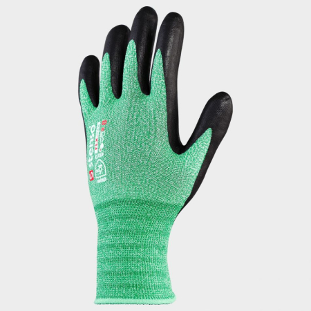 NITRIUM GREEN FLX-O22, Mănuși de protecție mecanică din nylon și elastan, imersate în nitril [3]