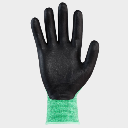 NITRIUM GREEN FLX-O22, Mănuși de protecție mecanică din nylon și elastan, imersate în nitril [1]
