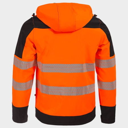 NOBEL PRO 2.0, Jachetă tip Softshell HI-VIS din poliester, 290 g/mp, căptușeală fleece [1]