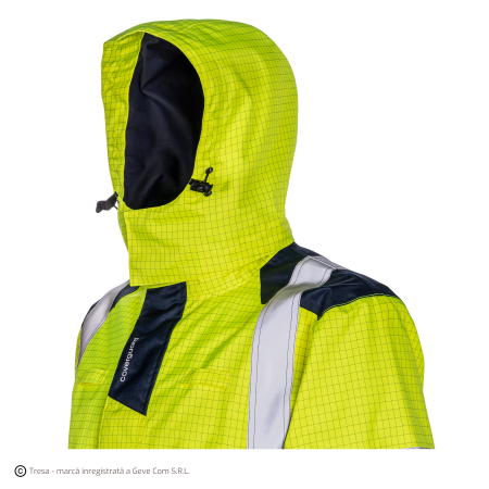 NOTT, Jachetă de ploaie ignifugată FR, din poliester Oxford 300D cu căptușeală FR din bumbac, 250 g/mp [1]