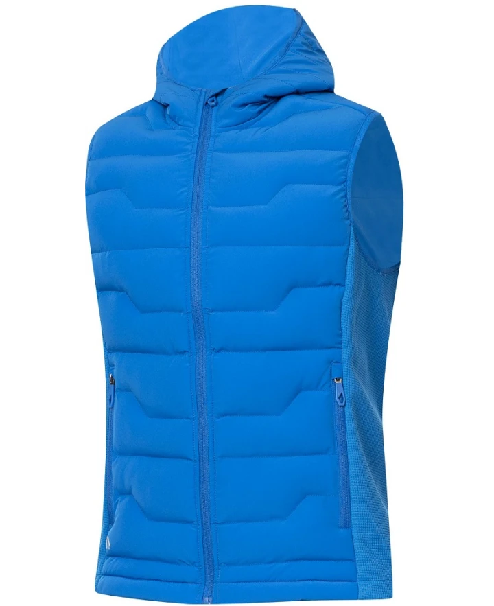 Veste Termoizolante - NYPAXX, Vestă de iarnă cu glugă din nylon/spandex, 410 g/mp, umplutură din poliester