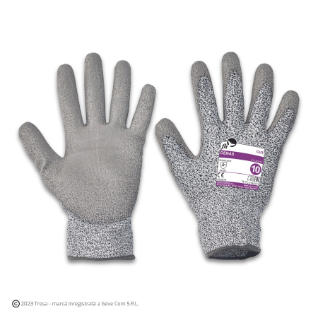 OENAS, Manusi de protectie din Dyneema si nylon, imersate in PU [1]