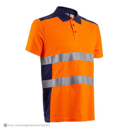 OKI, Tricou HI-VIS polo din bumbac și poliester, 150 g/mp [4]