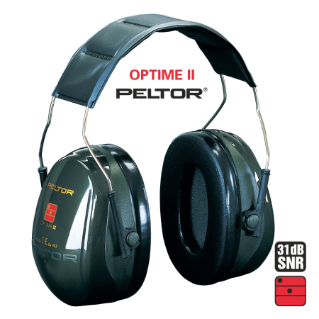 PROTECȚIE AUDITIVĂ - 3M OPTIME II, Antifoane externe cu bandă