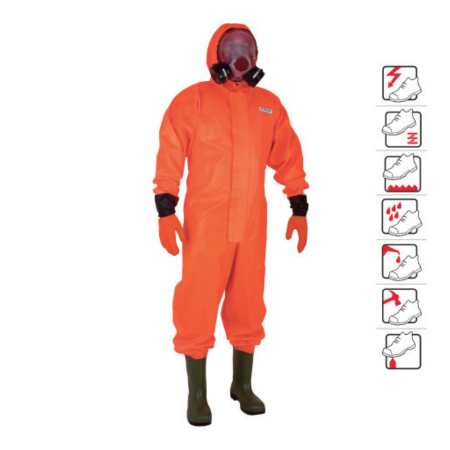 Combinezoane - Overall S5, Combinezon de protectie cu cizme cu bombeu si lamela antiperforatie