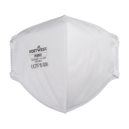 PROTECȚIE RESPIRATORIE - P350, Semimască de protecție respiratorie FFP3 pliabilă din polipropilenă, fără supapă