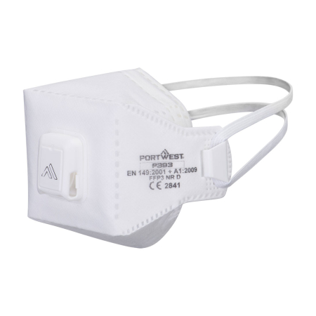 PROTECȚIE RESPIRATORIE - P393, Semi-mască filtrantă FFP3 EAGLE PRO pliabilă cu supapă din polipropilenă