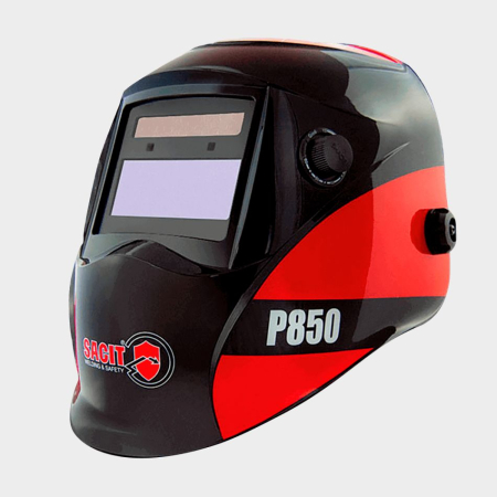 Măști și geamuri de sudură - P850, Mască de sudură auto-darkening profesională, clasă optică 1/1/1/2