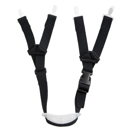 Accesorii pentru căști de protecție - PA47, Curea de bărbie în 4 puncte pentru căști Expertbase, din nailon și polipropilenă [set 5 bucăți]