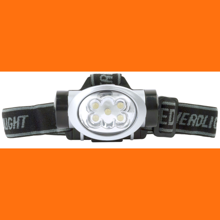 PA50, Lanternă frontală cu 8 LED-uri, carcasă din ABS, control al înclinării [0]