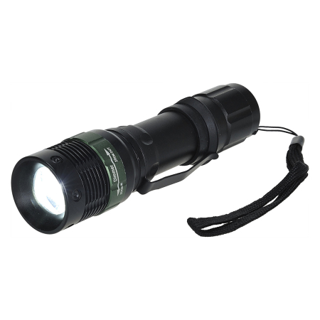 DETECTIE SI SEMNALIZARE - PA54, Lanternă tactică din aluminiu, cu zoom telescopic și tehnologie CREE