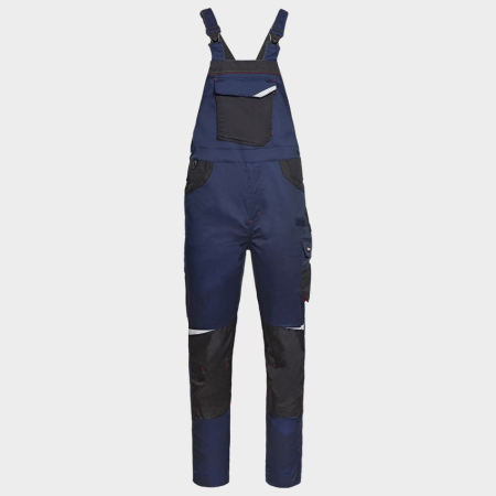 Pantaloni cu pieptar - KASTOR STRETCH, Pantaloni cu pieptar din poliester, bumbac și spandex, 250 g/mp