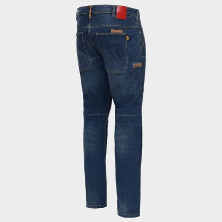 DIADORA, Pantaloni de lucru denim cu elastan și genunchiere căptușite [4]