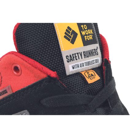 Pantofi de protecție TWF GRAFFITI ESD S3 SRC low 37 black/red [7]