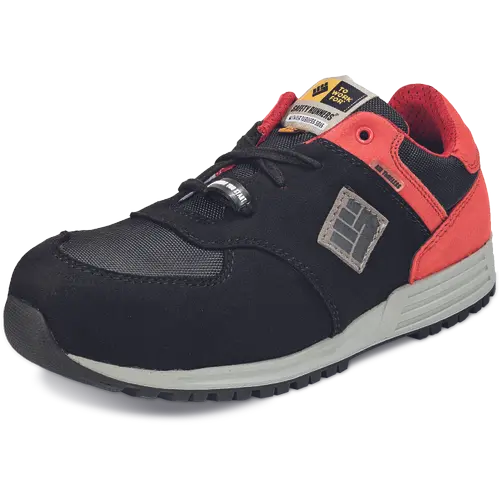 Pantofi - Pantofi de protecție TWF GRAFFITI ESD S3 SRC low 37 black/red