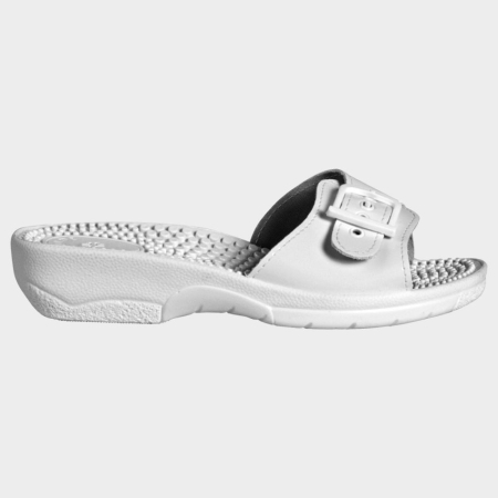 Pantofi - Papuci dame NEW RELAX, material sintetic TNT cu captusala din piele, talpa PVC