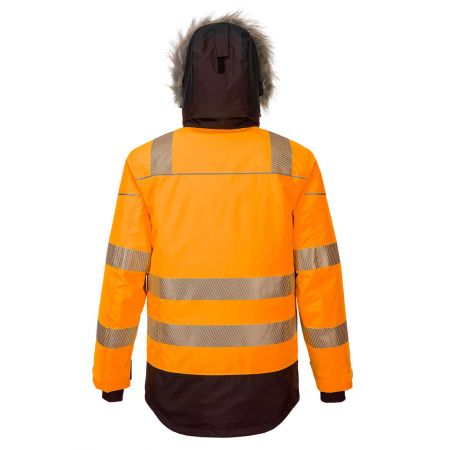 PW369 PARKA HI-VIS, Jacheta de iarnă din poliester Fibra Oxford 300D, 190 g/mp, căptușeala termică 200 g/mp [1]