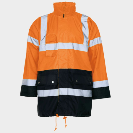 Jachete reflectorizante (HI-VIS) - PAROS 3, Jachetă HI-VIS impermeabilă 3 în 1 din poliester