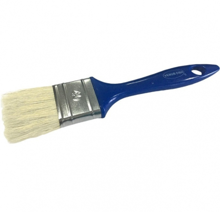 Unelte de vopsit și accesorii - Pensula fir natural, maner plastic 40 mm