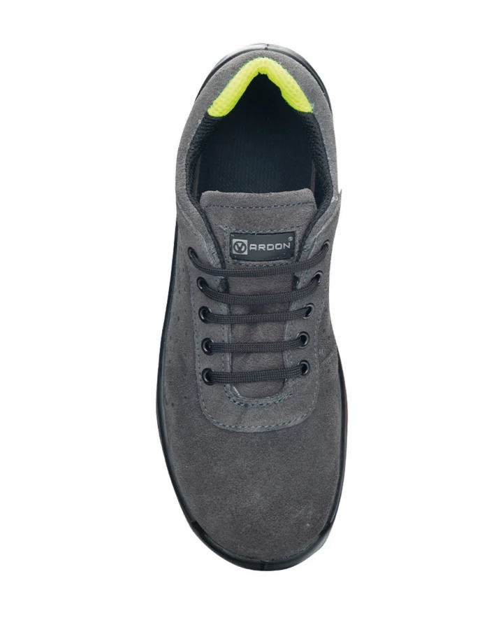 PERFO S1 SRC, Pantofi de protecție din piele de bivol velur perforată, bombeu metalic [3]