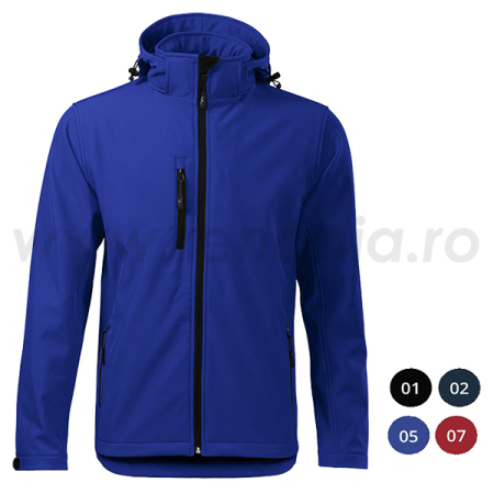 IMBRACAMINTE - PERFORMANCE, Jachetă softshell pentru bărbați din 94% poliester și 6% elastan, membrană TPU, strat interior din microfleece, 300 g/mp