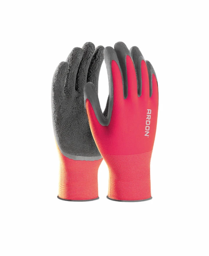 PETRAX, Mănuși de protecție din poliester elastic, imersate în spumă de latex [0]
