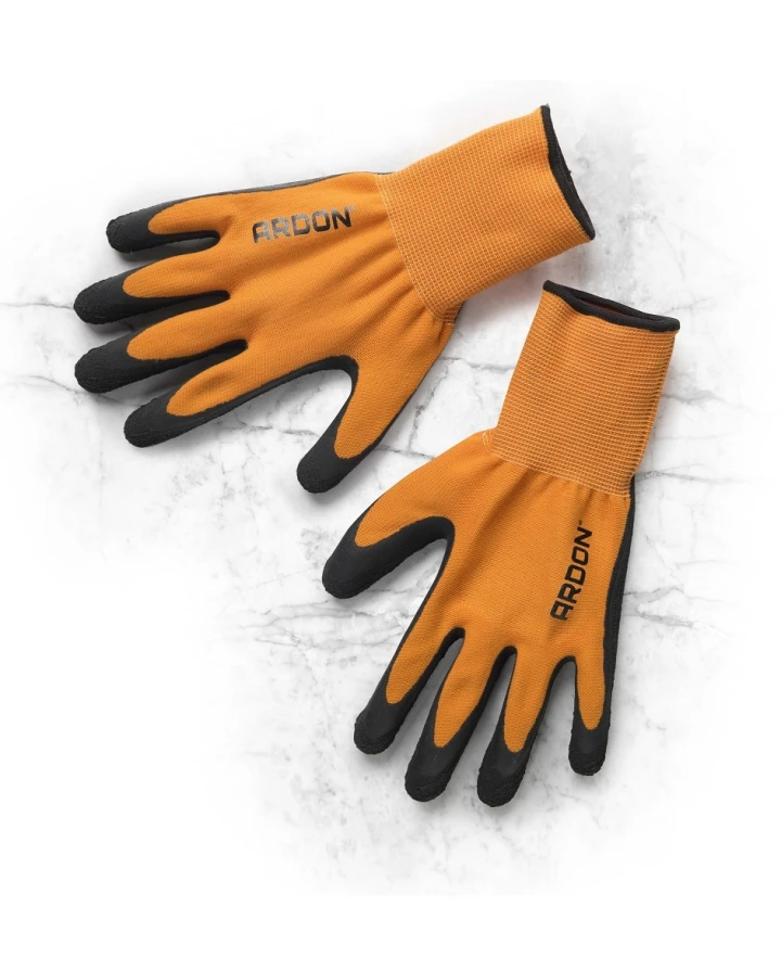 PETRAX, Mănuși de protecție din poliester elastic, imersate în spumă de latex [1]