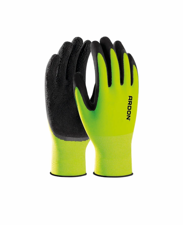 PETRAX, Mănuși de protecție din poliester elastic, imersate în spumă de latex [0]