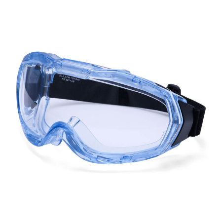 Ochelari de protecție - ULTRA SAFE, Ochelari de protecție tip mască din policarbonat cu ramă din PVC, ventilație indirectă