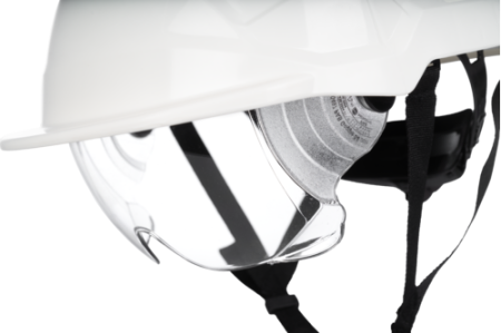 PHOENIX PRO, Cască de protecție pentru electricieni, calotă din ABS, suspensie textilă cu fixare în 6 puncte, reglare rapidă cu rotiță (Ratchet) [8]