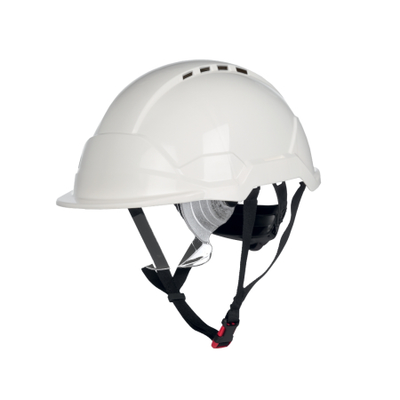 PHOENIX WIND CLEAR LENS, Cască de protecție ventilată cu ochelari integrați, calotă din ABS, suspensie din polietilenă cu chingi textile (6 puncte), reglare rapidă cu rotiță (Ratchet) [5]