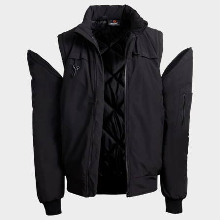 PILOT PRO, Jachetă de lucru tip softshell din poliester cu mâneci detașabile [5]