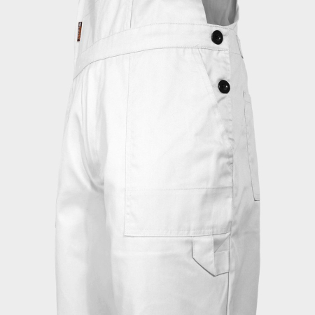 PLUTON, Pantaloni cu pieptar din tercot, 35% bumbac și 65% poliester, 195 g/mp [5]