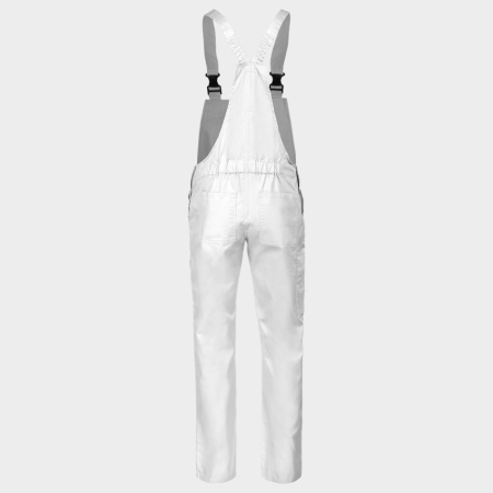 PLUTON, Pantaloni cu pieptar din tercot, 35% bumbac și 65% poliester, 195 g/mp [1]