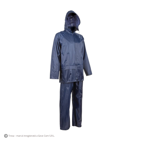 PLUVIO, Costum de protecție impermeabil din poliester acoperit cu PVC, cusături lipite, 200 g/mp [2]