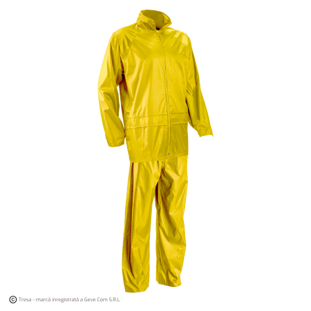Îmbrăcăminte IMPERMEABILĂ - PLUVIO, Costum de protecție impermeabil din poliester acoperit cu PVC, cusături lipite, 200 g/mp