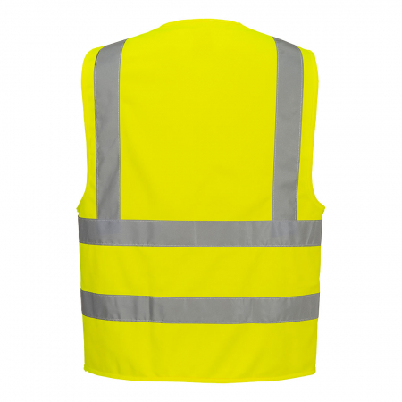 PORTWEST C470, Vestă Hi-Vis Two Band & Brace, 100% poliester tricotat, certificare EN ISO 20471 Clasa 2 [4]