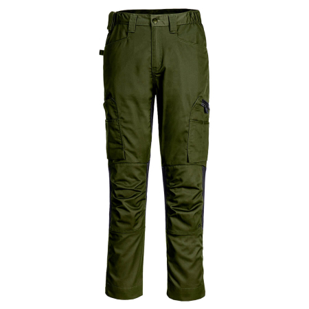 PORTWEST CD881 WX2, Pantaloni Eco Stretch Trade din poliester reciclat și bumbac, 245 g/mp [12]