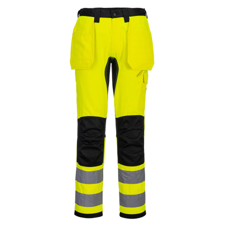 PORTWEST CD889 WX2, Pantaloni Stretch Hi-Vis cu buzunar holster, din poliester reciclat și bumbac, 245 g/mp [3]