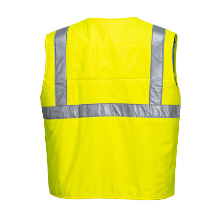 PORTWEST CV02, Vesta de răcire Hi-Vis, din poliester tricot 120 g/mp, căptușeală plasă 60 g/mp, umplutură bambus și PVA 330 g/mp [4]