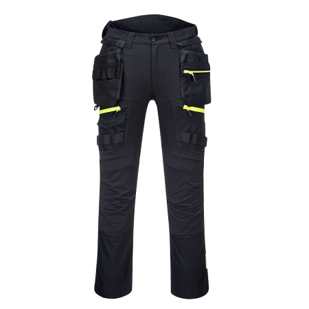 Pantaloni standard - PORTWEST DX4 - 440, Pantaloni de lucru cu buzunare holster detașabile, din poliester și elastan, 270 g/mp