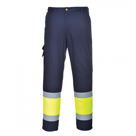 PORTWEST E049, Pantaloni de service HI-VIS Contrast din polibumbac, 245 g/mp [3]